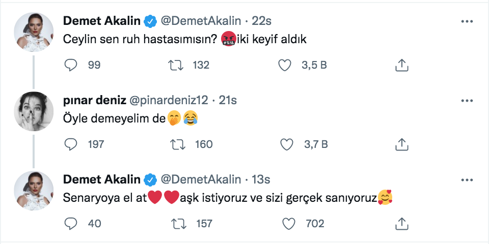 demet akalin ile pinar deniz in yargi dizisi diyalogu olay oldu